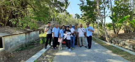 Pemasangan simbol Air limbah perdesaan